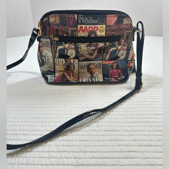 Michelle Obama Magazine, Patton Leather Purse. - Picture 2 of 8